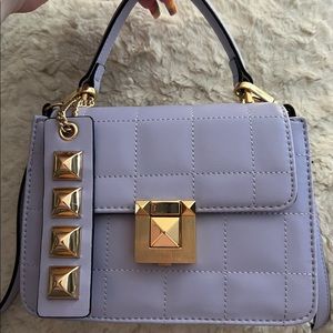 Lilac purple Aldo top handle crossbody bag